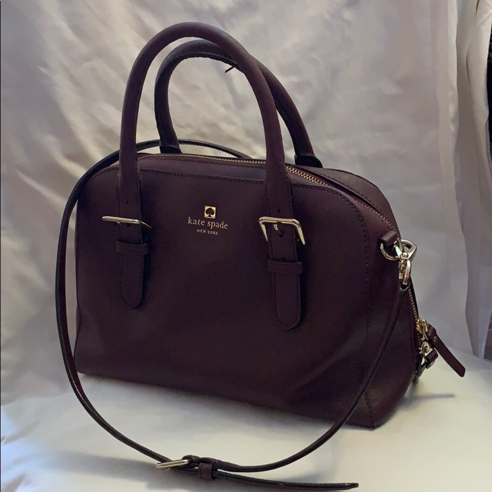 Burgundy/Plum Kate spade satchel